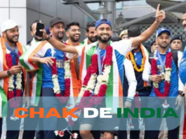 Indian Mens Hockey Team welcome