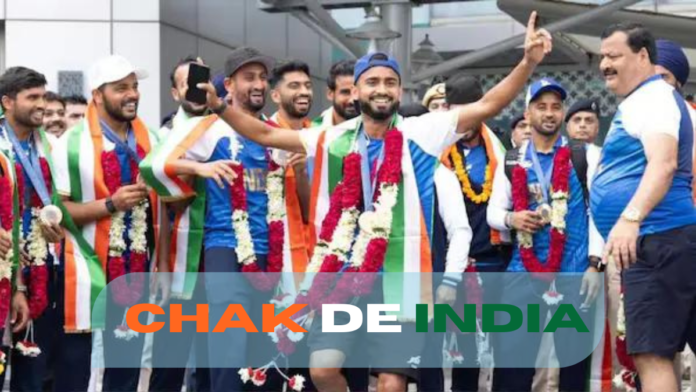 Indian Mens Hockey Team welcome