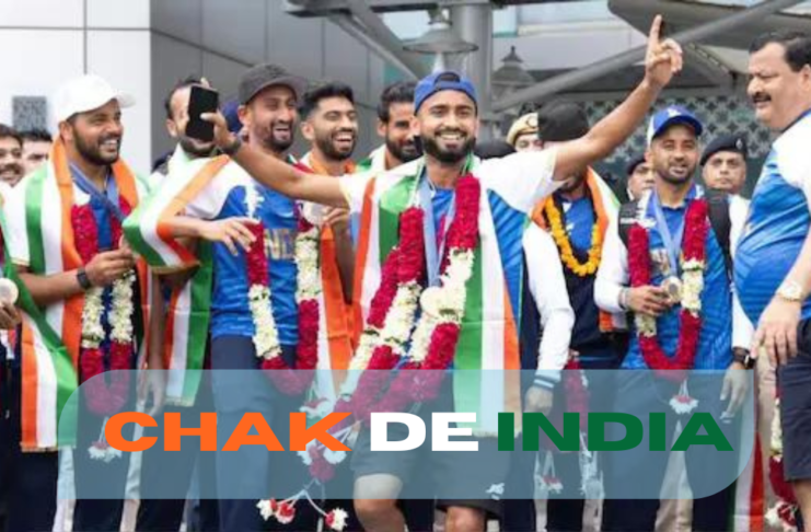 Indian Mens Hockey Team welcome